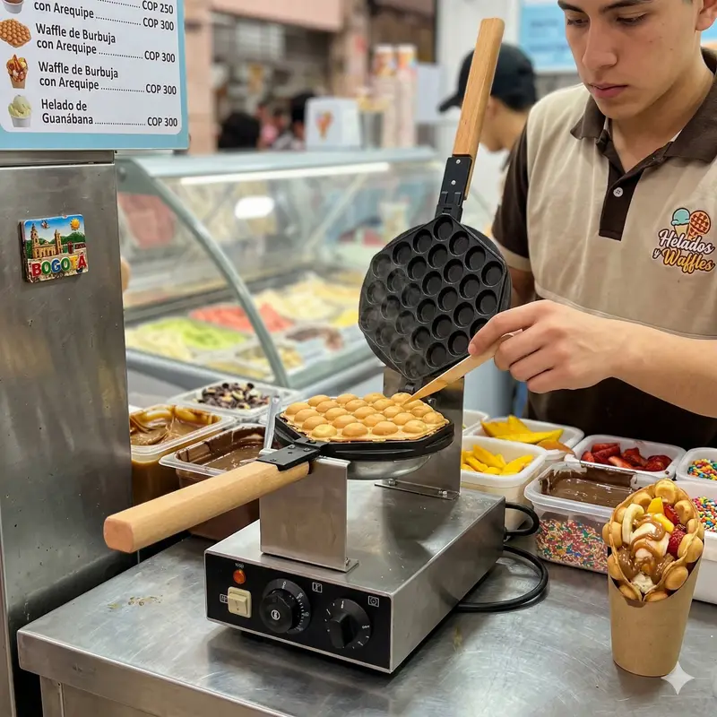 Waffle Burbuja en Colombia: cuánto cuesta montarlo y cuánto puedes ganar — Comida Rápida | Fuller Machinery
